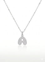 Collana Letterine Grandi Argento