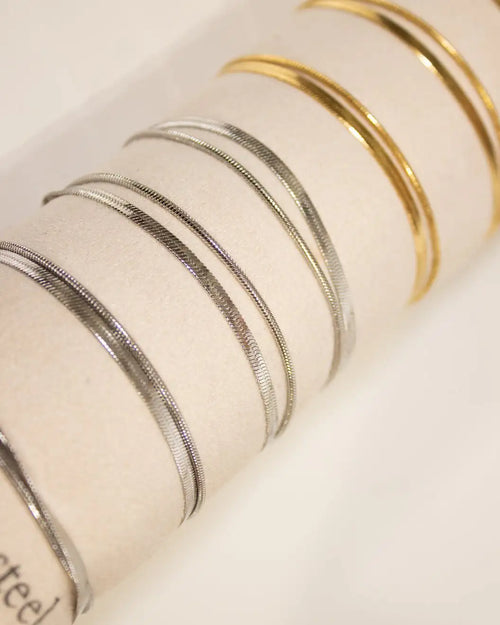 Bracciale elegante doppio filo