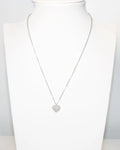 Collana cuore brillantini