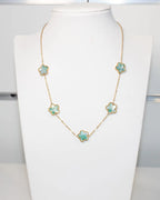 Collana (oro) fiori