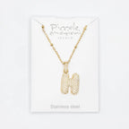 Collana Letterine Grandi Oro