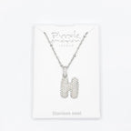 Collana Letterine Grandi Argento