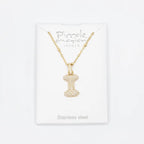 Collana Letterine Grandi Oro