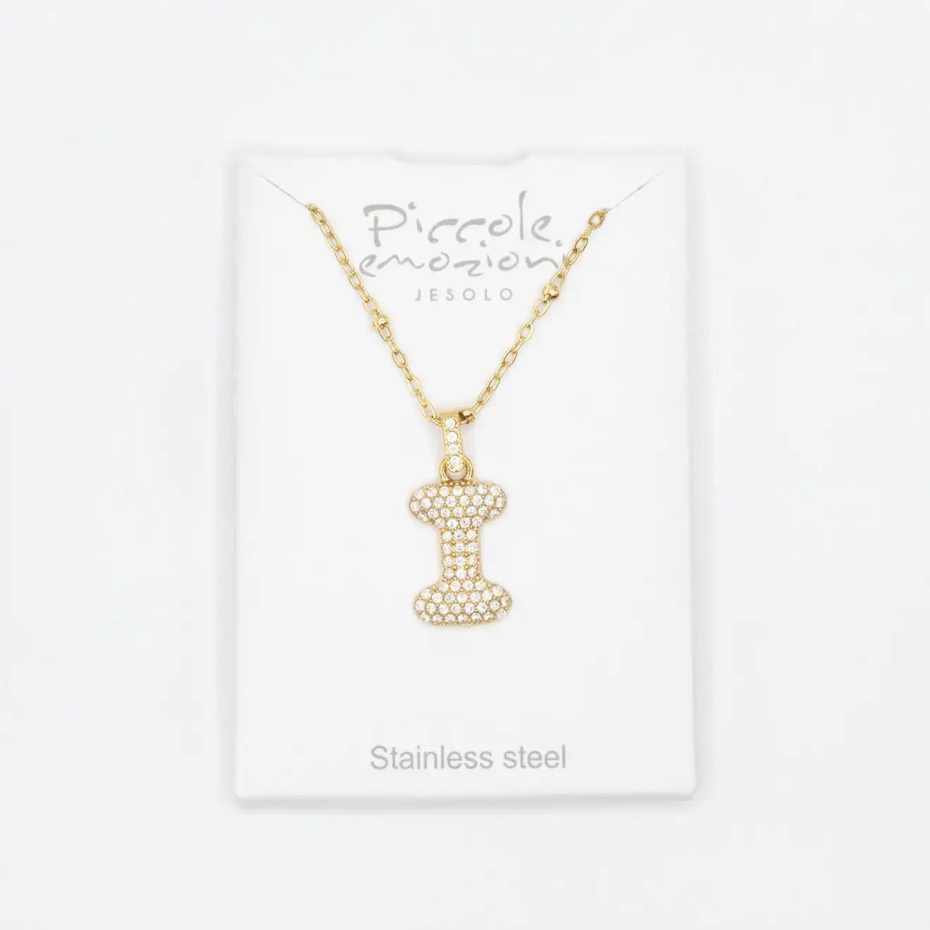 Collana Letterine Grandi Oro