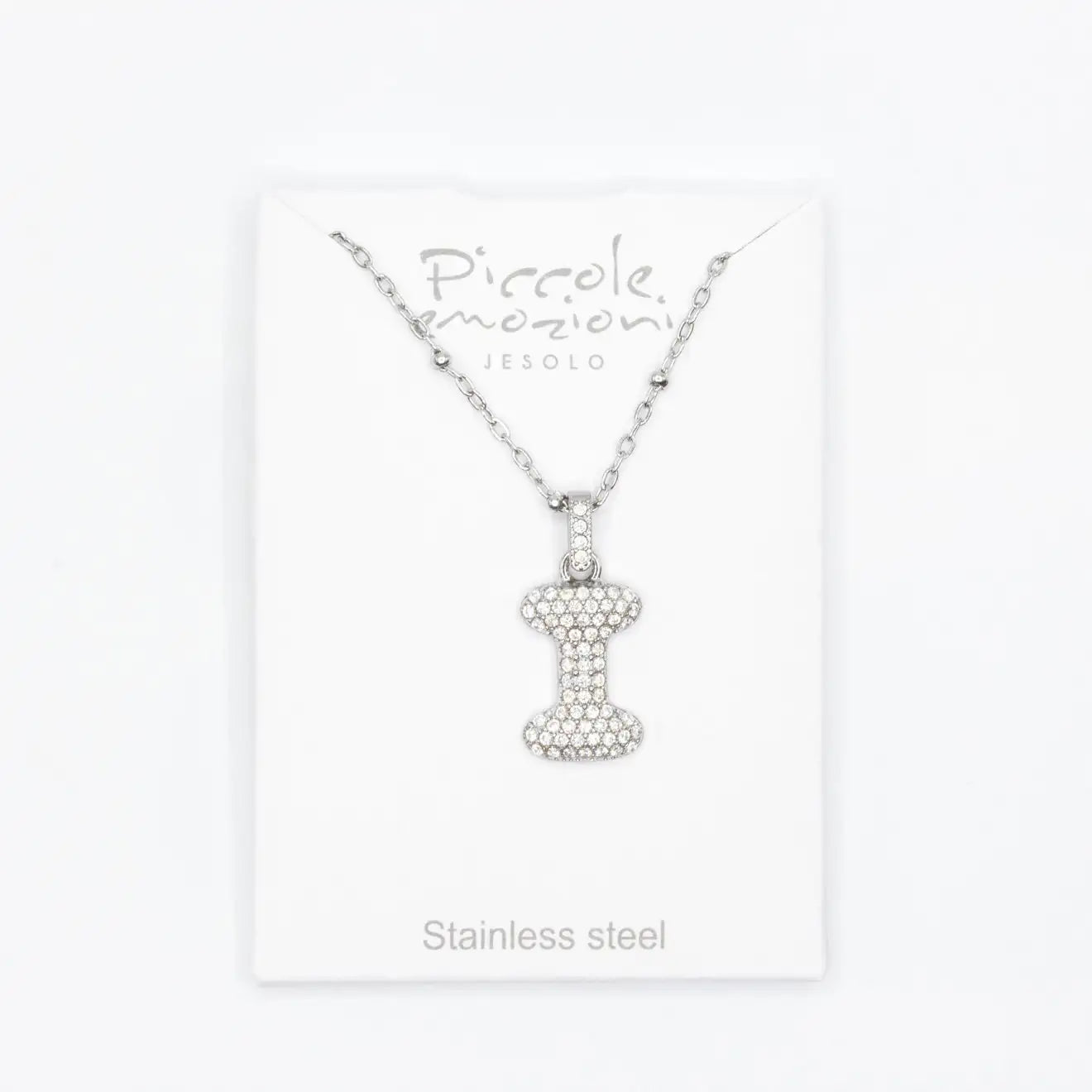Collana Letterine Grandi Argento