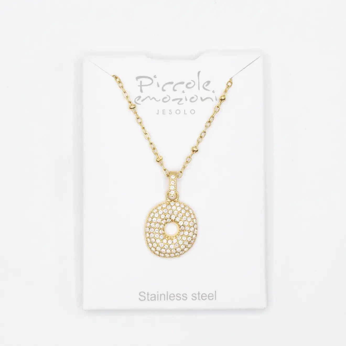 Collana Letterine Grandi Oro