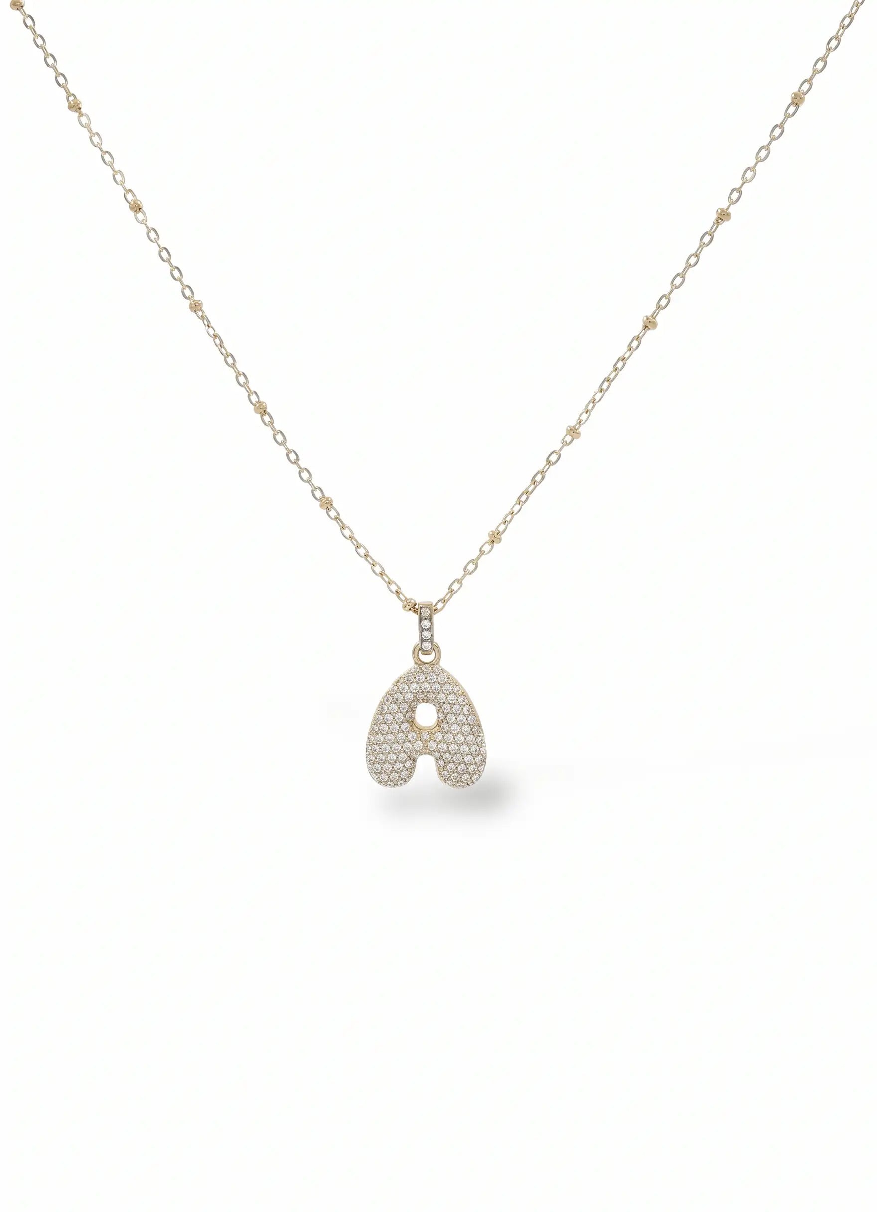 Collana Letterine Grandi Oro