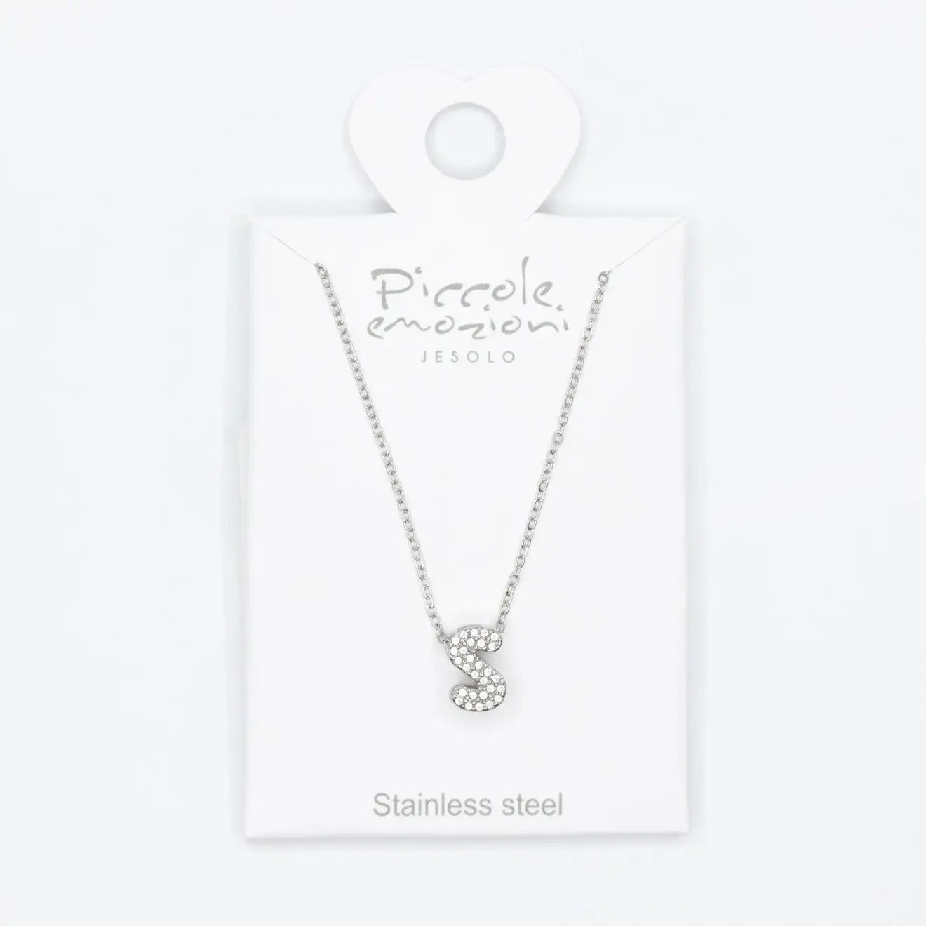 Collana Letterine Piccole Argento