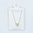 Collana Letterine Piccole Oro