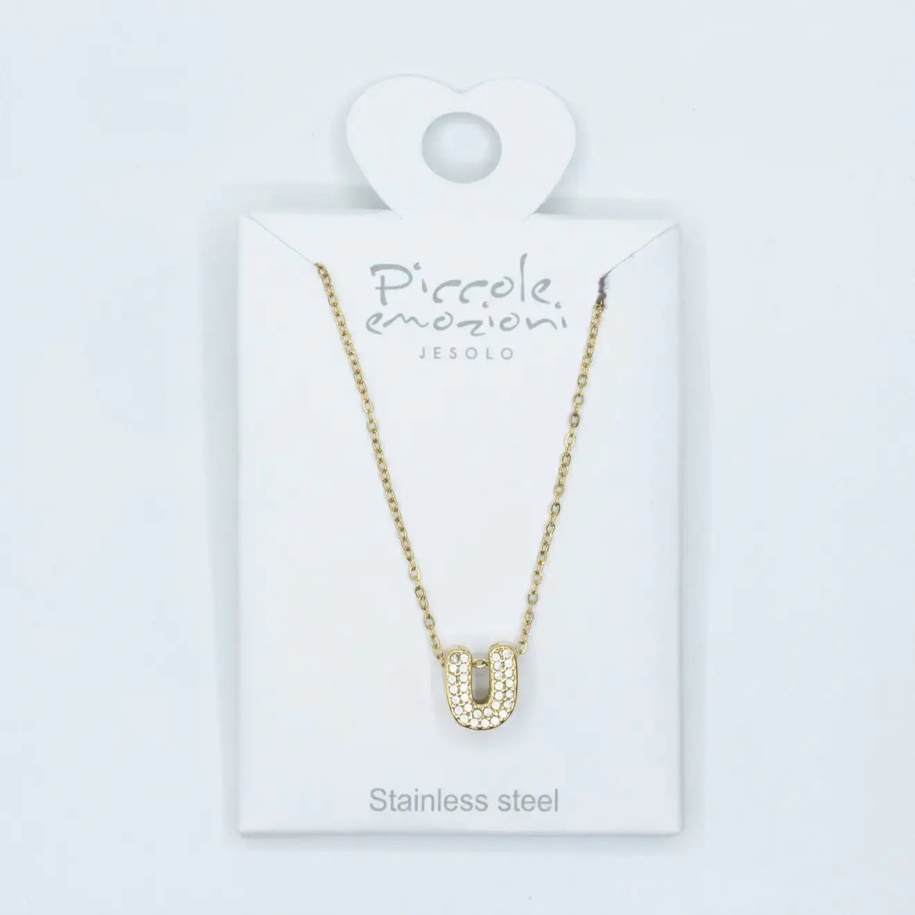 Collana Letterine Piccole Oro