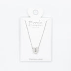 Collana Letterine Piccole Argento