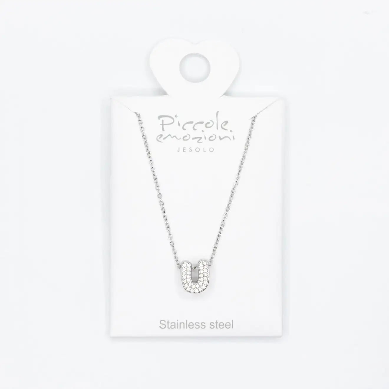 Collana Letterine Piccole Argento