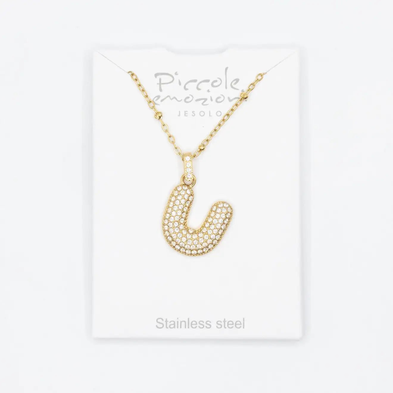 Collana Letterine Grandi Oro