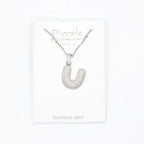 Collana Letterine Grandi Argento