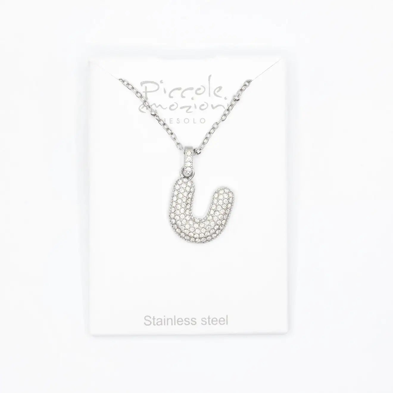 Collana Letterine Grandi Argento