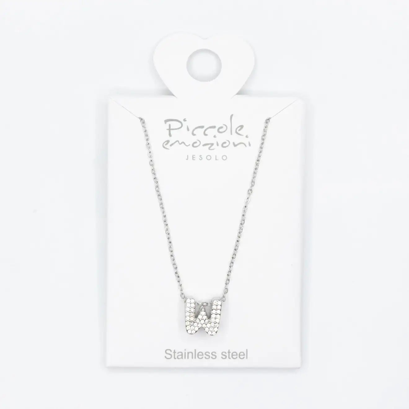 Collana Letterine Piccole Argento