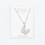 Collana Letterine Grandi Argento