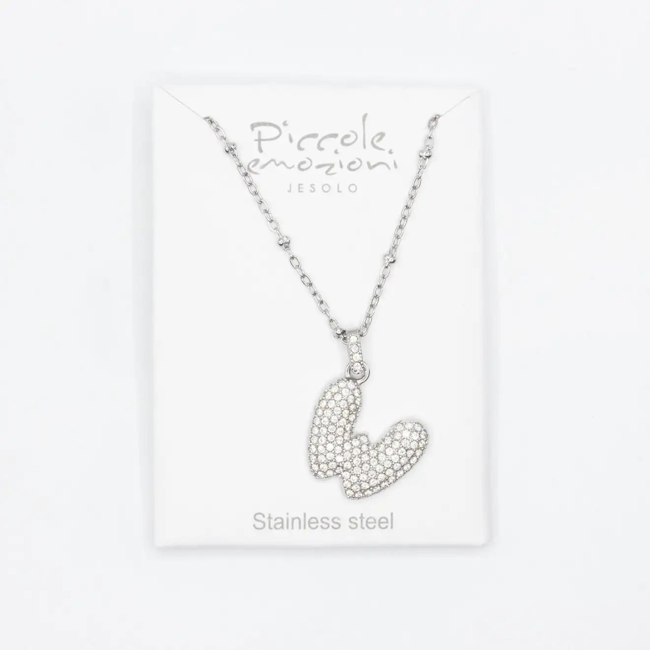 Collana Letterine Grandi Argento