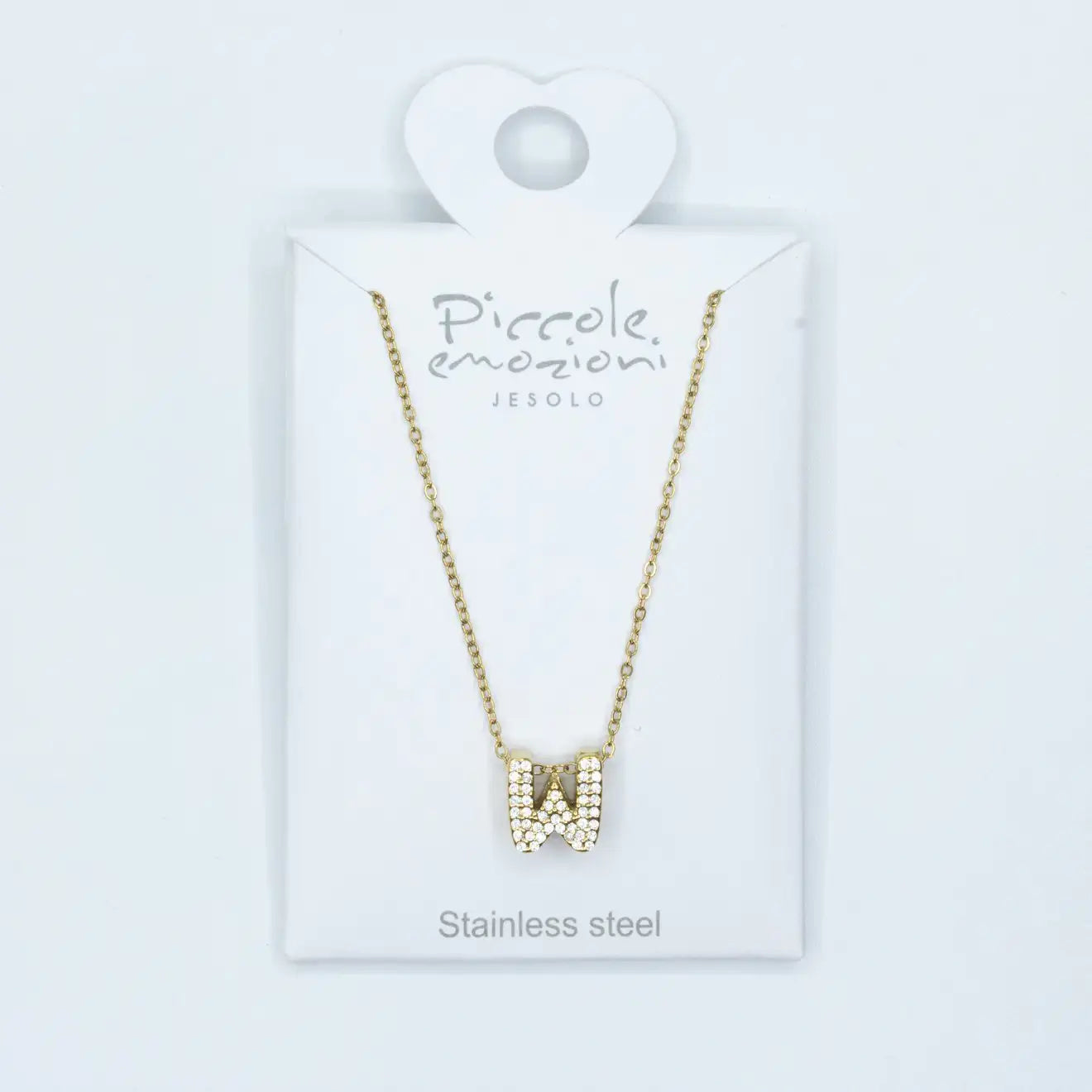 Collana Letterine Piccole Oro