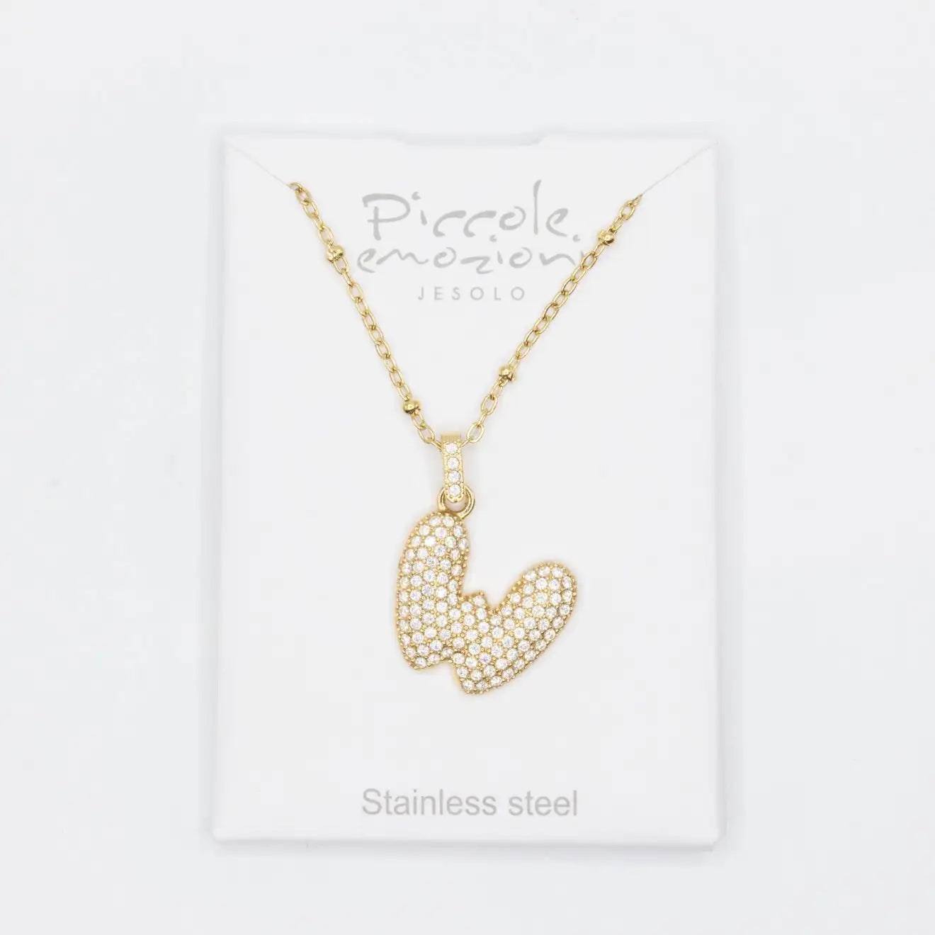 Collana Letterine Grandi Oro