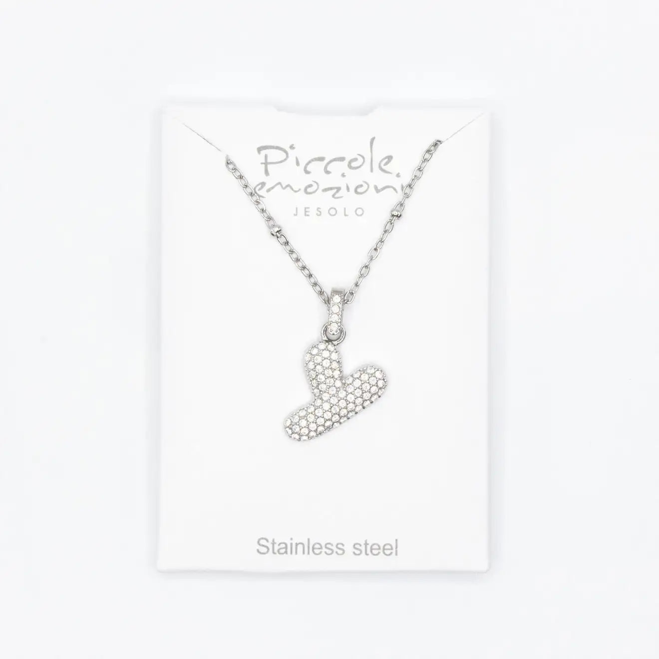 Collana Letterine Grandi Argento