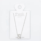Collana Letterine Piccole Argento