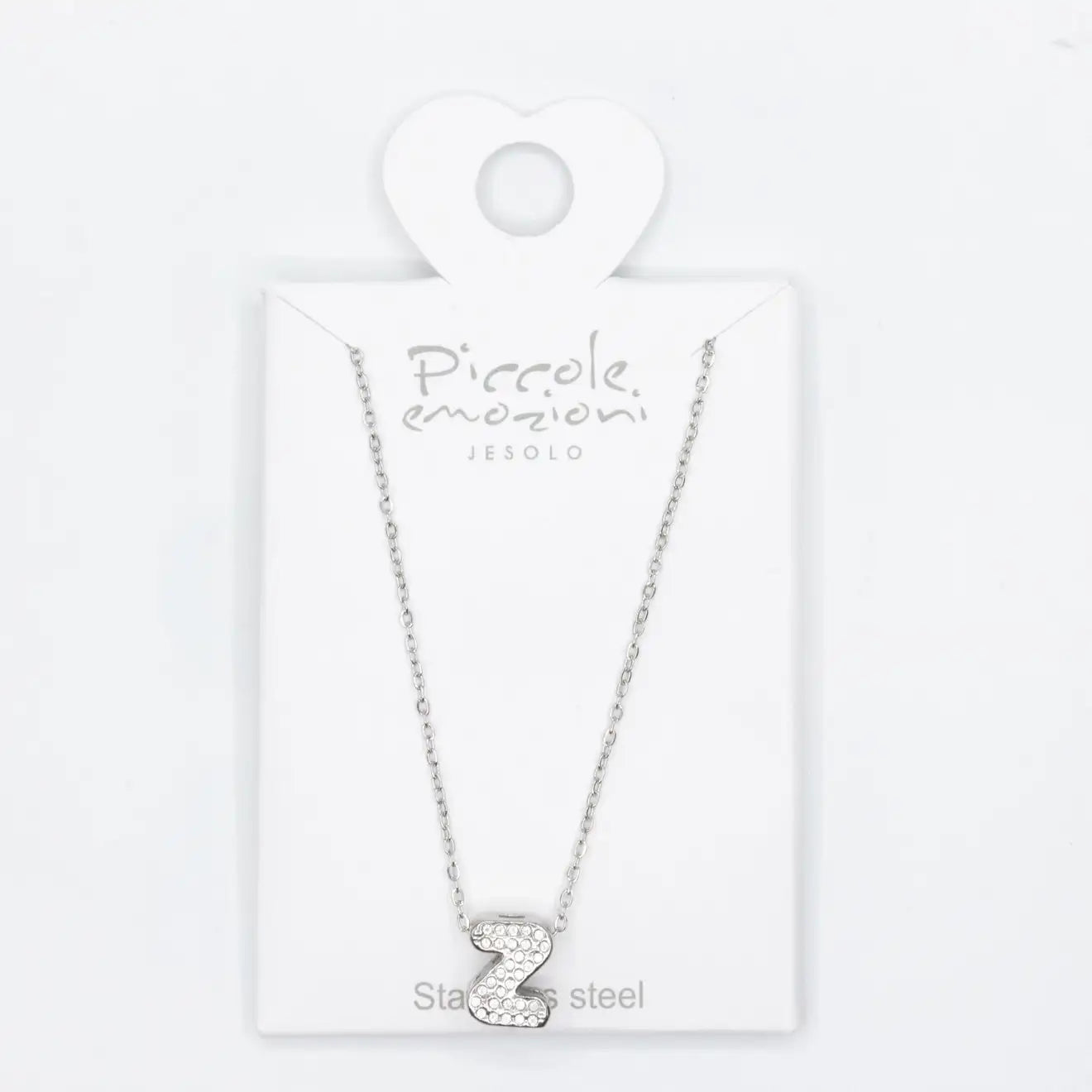 Collana Letterine Piccole Argento