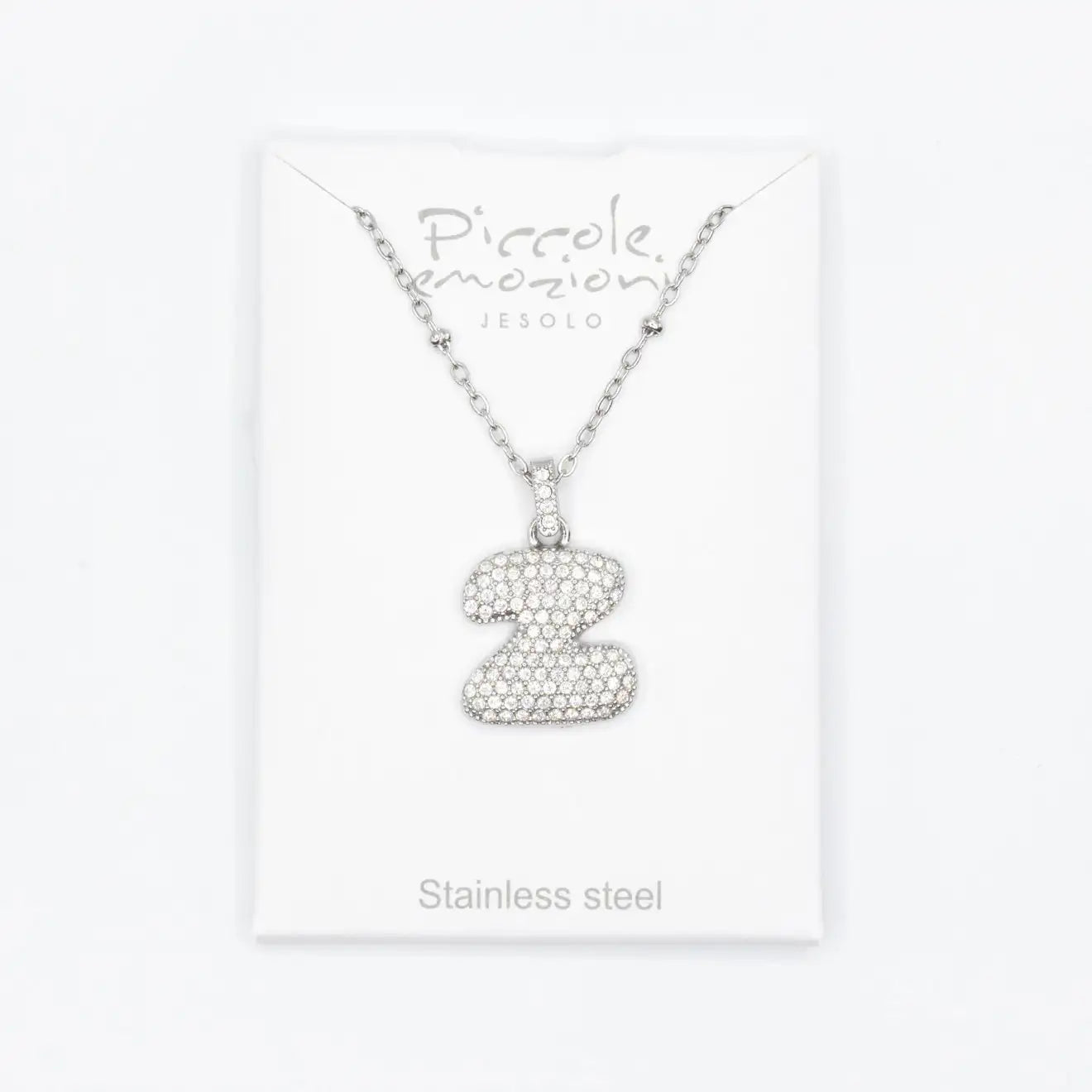 Collana Letterine Grandi Argento
