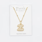 Collana Letterine Grandi Oro