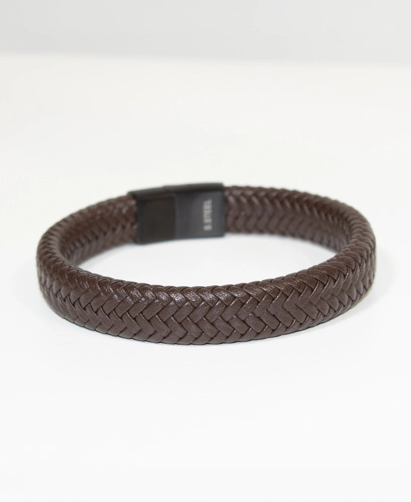 Bracciale intrecciato spesso