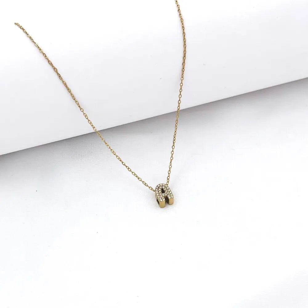 Collana Letterine Piccole Oro