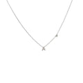 Collane letterine cuore argento