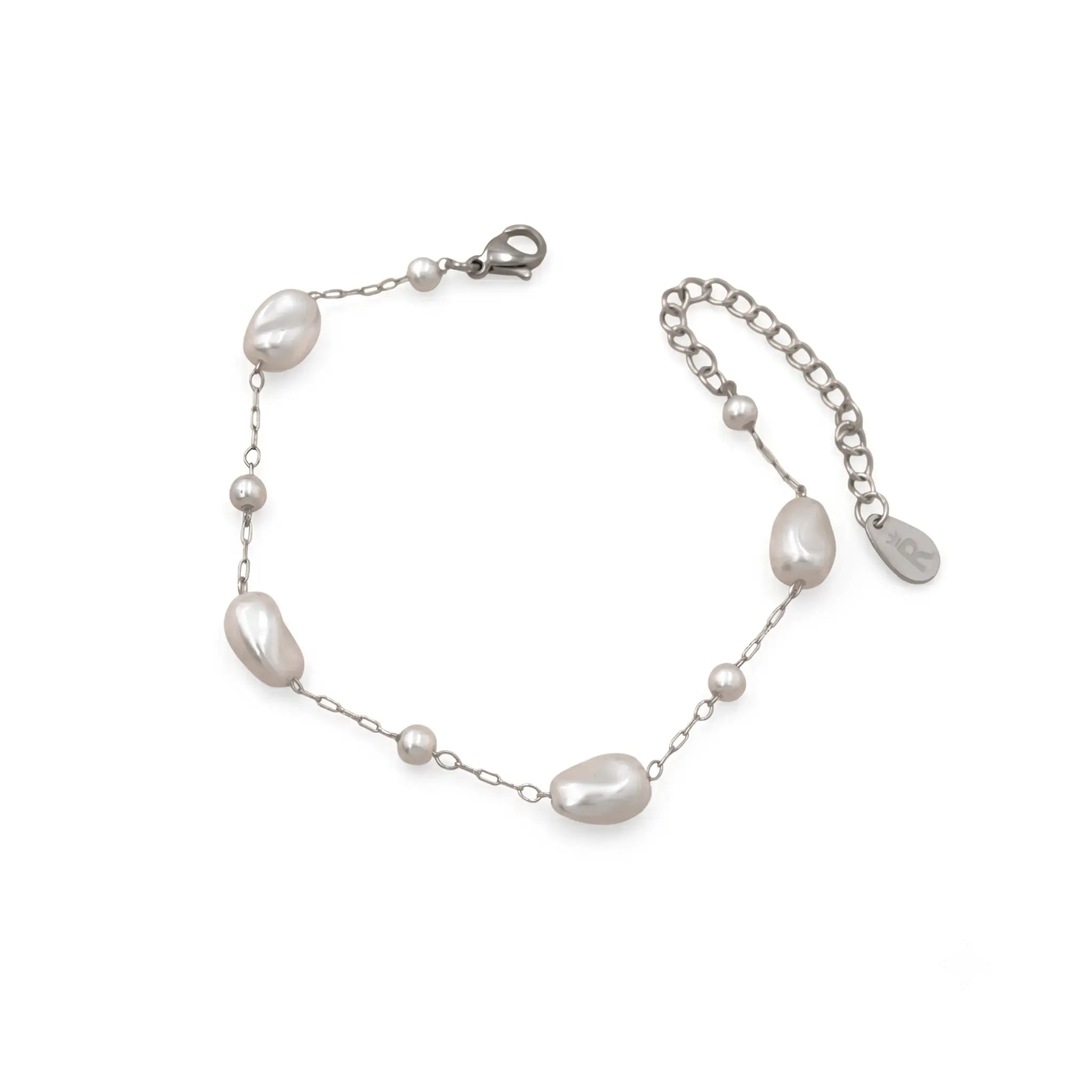 Bracciale Perle Lunghe e Pallini