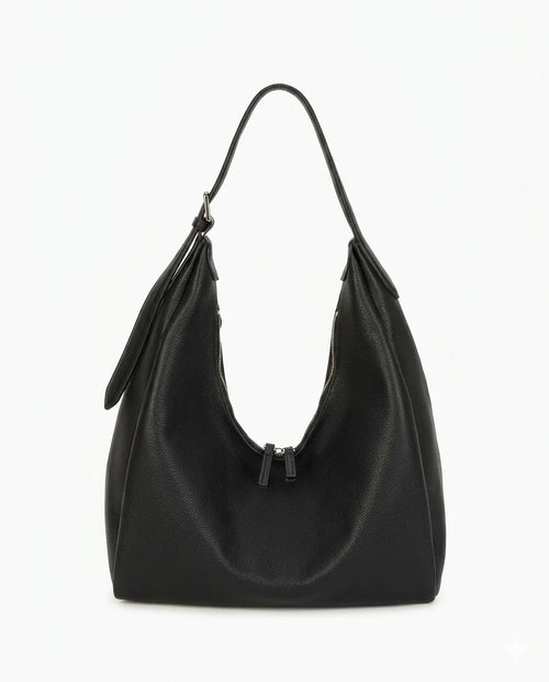 Borsa Mezzaluna con Zip