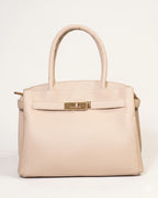 Borsa a mano elegante con dettaglio dorato
