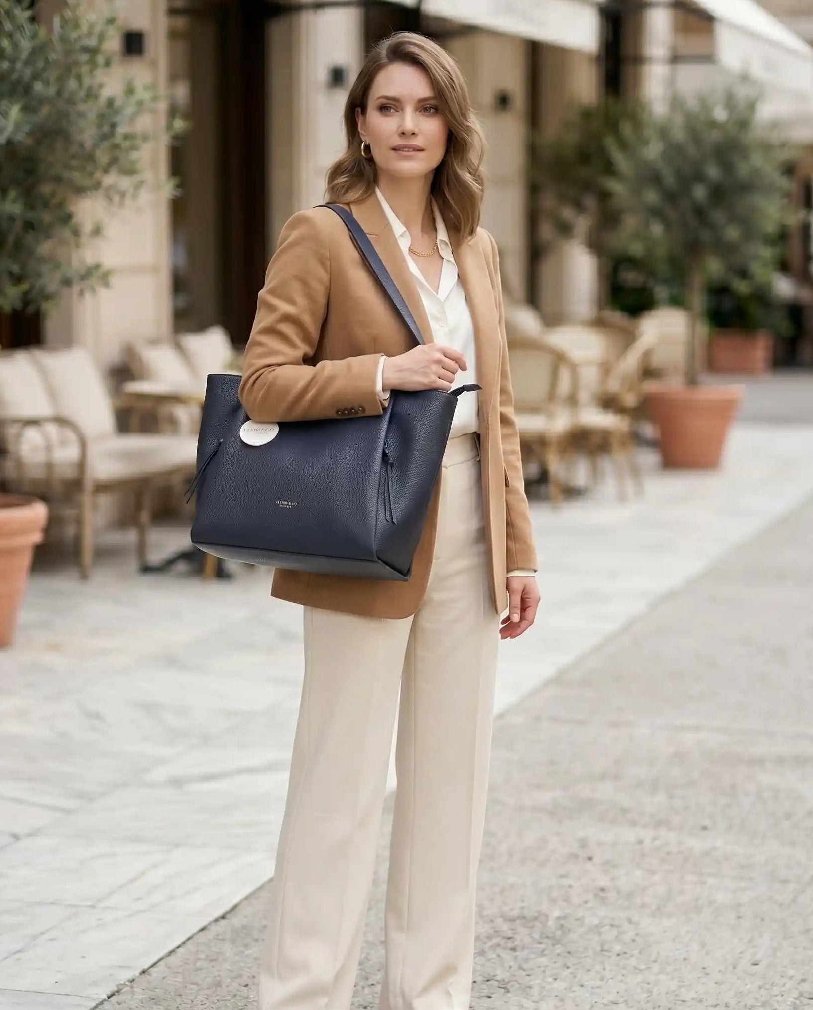 Borsa shopper a spalla