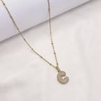 Collana Letterine Grandi Oro