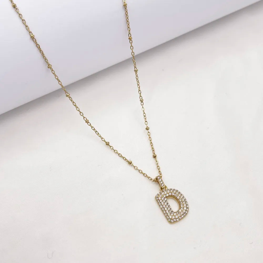 Collana Letterine Grandi Oro