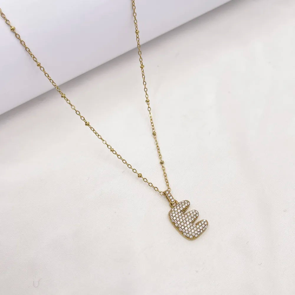 Collana Letterine Grandi Oro