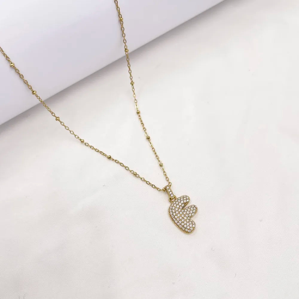 Collana Letterine Grandi Oro