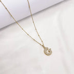 Collana Letterine Grandi Oro
