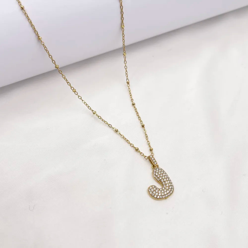 Collana Letterine Grandi Oro