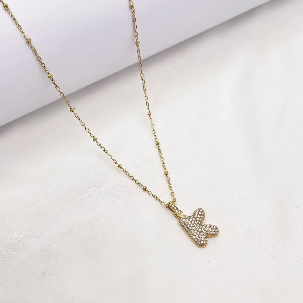 Collana Letterine Grandi Oro