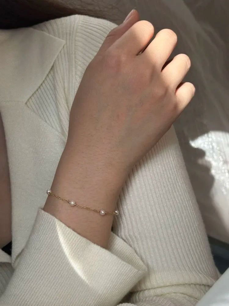 Bracciale Perle Distanziate