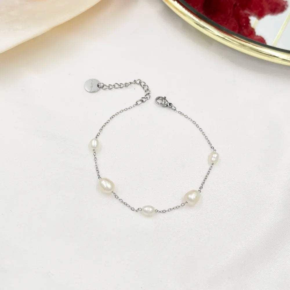 Bracciale Perle Lunghe