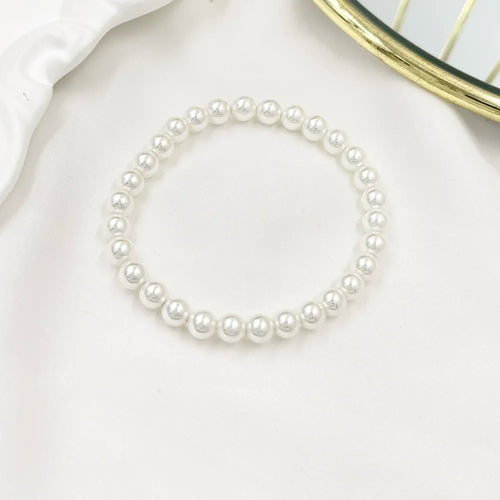 Bracciale Perle Elastico 6mm