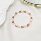 Bracciale Perle Elastico 6mm