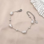 Bracciale Perle Lunghe e Pallini