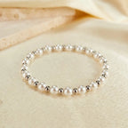 Bracciale Perle e Pallini Grande Elastico