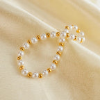 Bracciale Perle e Pallini Grande Elastico